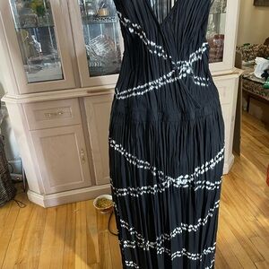 Elegant Black and White Women's Dress